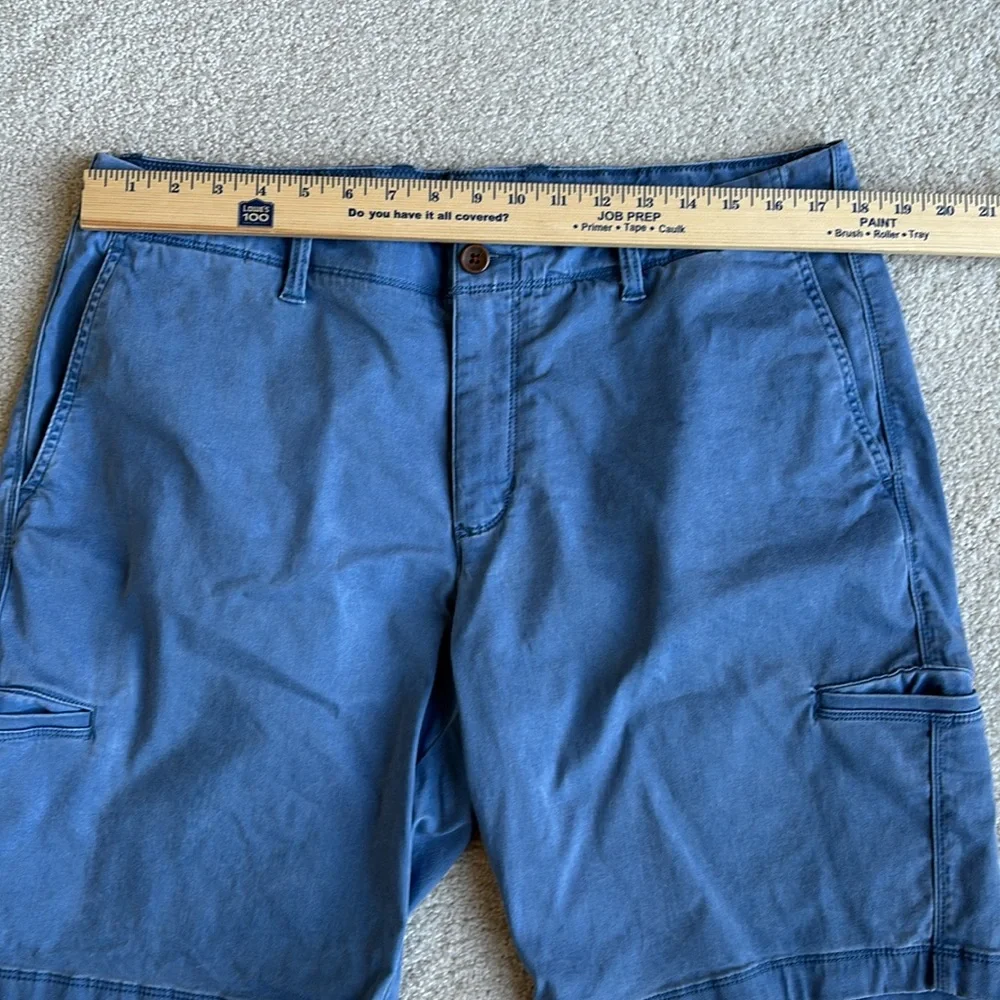 Tommy Bahama‎ Blue Cotton Blend Chino Golf Vacation Shorts Mens Size 36